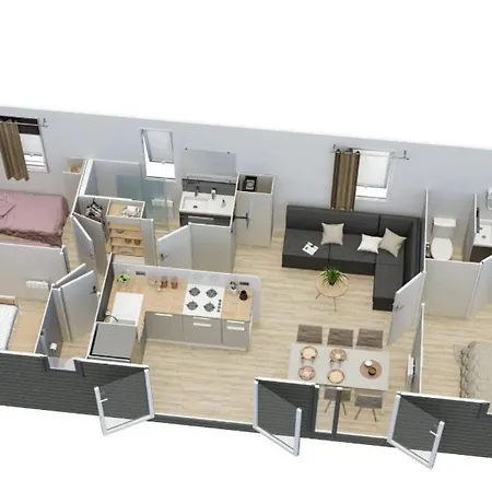 Mobil-home Parc Montana Apartment